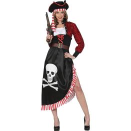 Disfraz de Pirata con Falda para Mujer