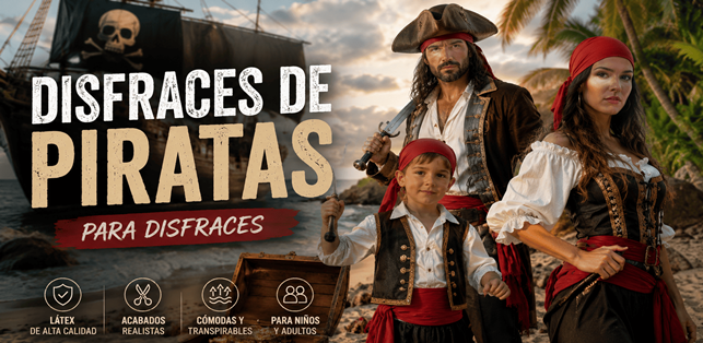 Disfraces de piratas Carnaval