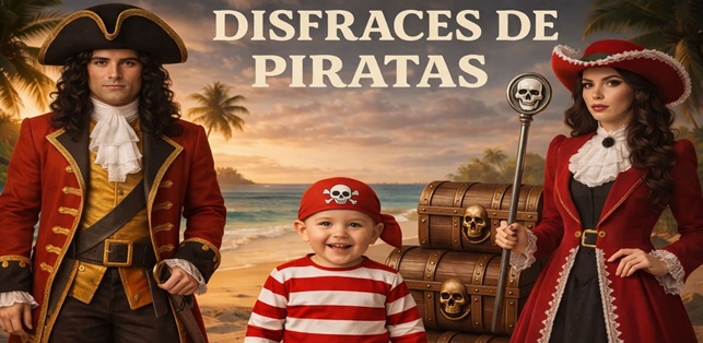 Disfraces de piratas toda la familia carnaval
