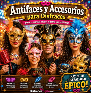 antifaces Carnaval Fiesta