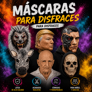 máscaras para disfraces