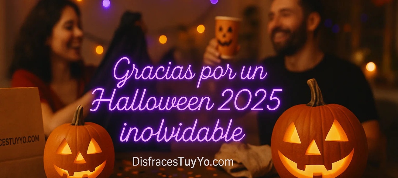 🎃 Gracias por un Halloween 2025 inolvidable con DisfracesTuyYo 🎃