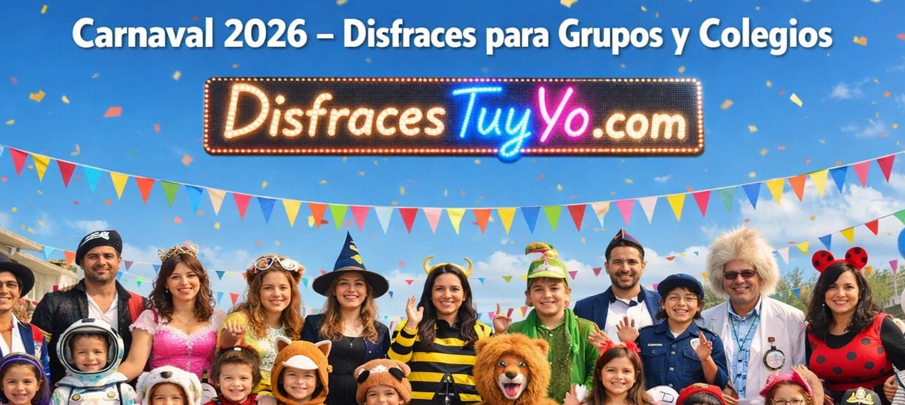Disfraces para Grupos y Colegios: Ideas Originales, Económicas y Fáciles de Organizar