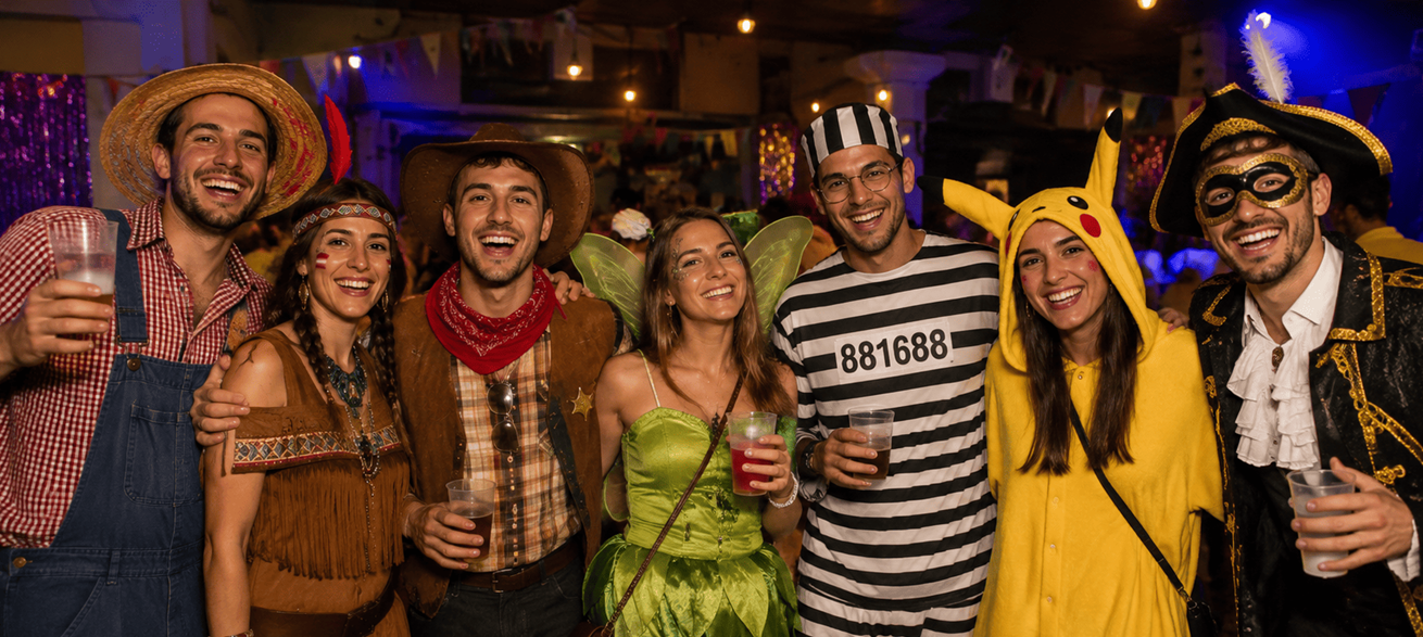 Disfraces para fiestas universitarias 2026: ideas para empezar el curso con buen humor