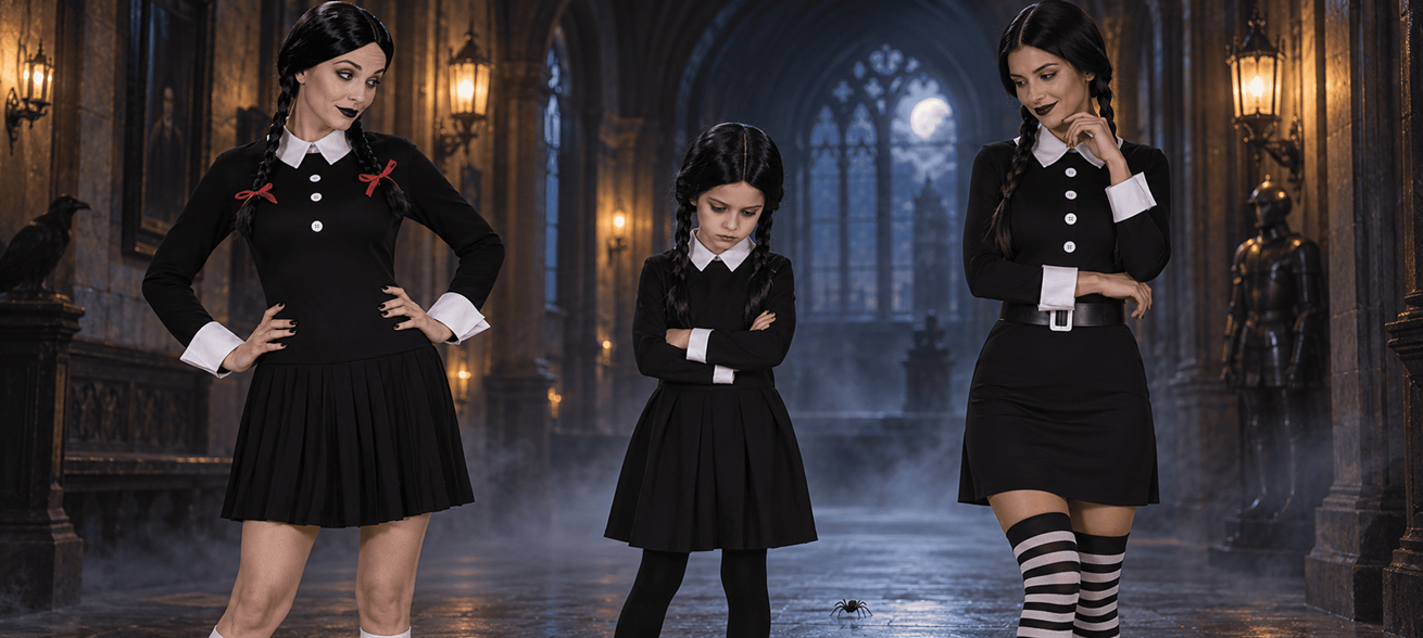 Disfraces de Miércoles Addams para Halloween 2026: ideas para niñas y adultas