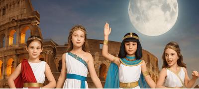 Disfraces de Romanas, Griegas y Egipcias para Niñas