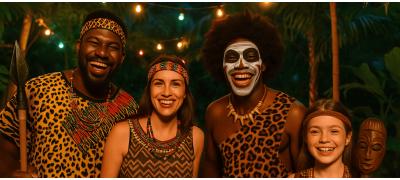 Disfraces Africanos: Colores, Tradición y Alegría en un Solo Traje