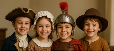 Aventuras de otra época: Ideas para trajes históricos infantiles
