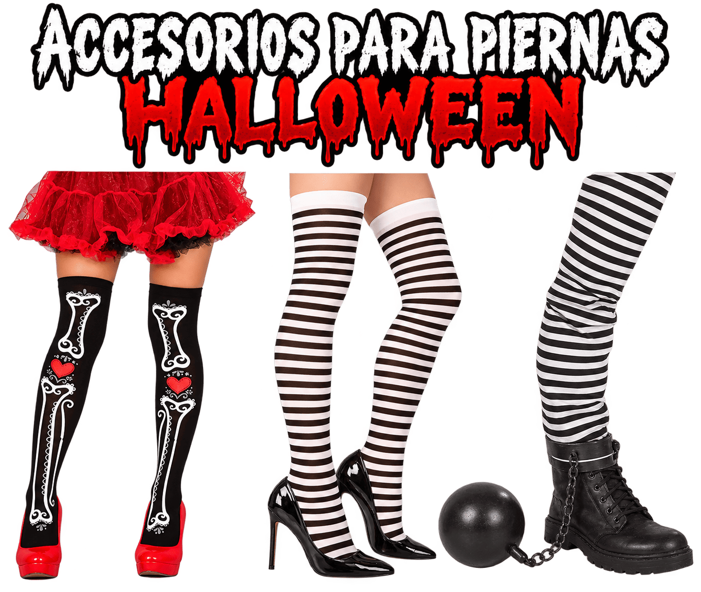 ✅Accesorios para Piernas Halloween