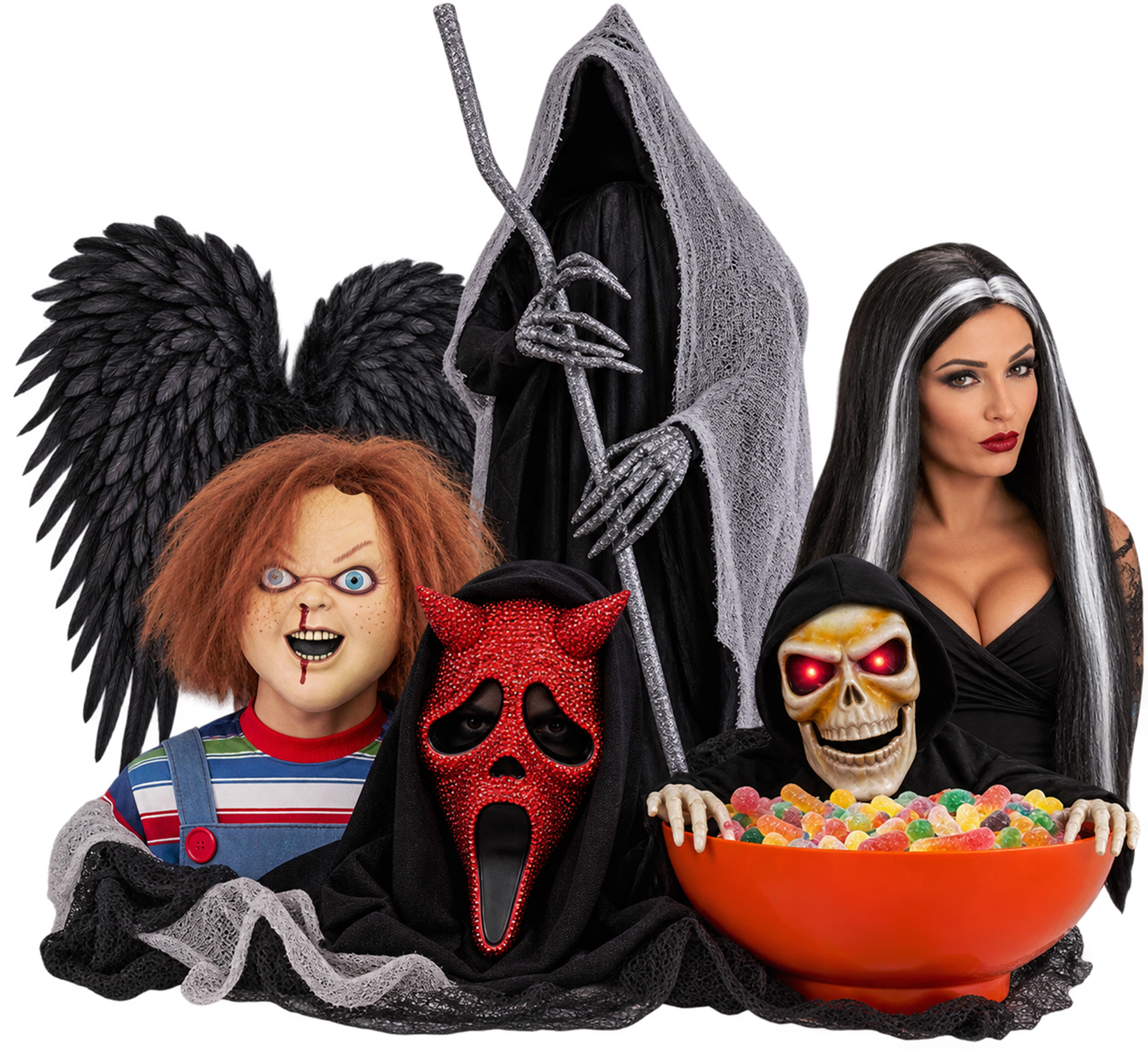 Accesorios y decoración para fiestas de Halloween,