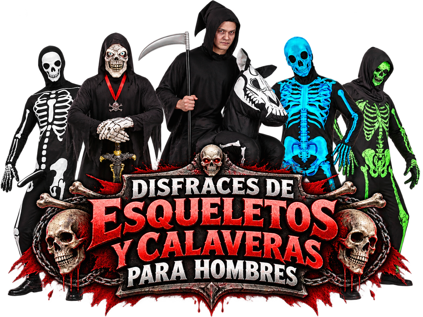 Disfraces de Esqueletos para Hombres