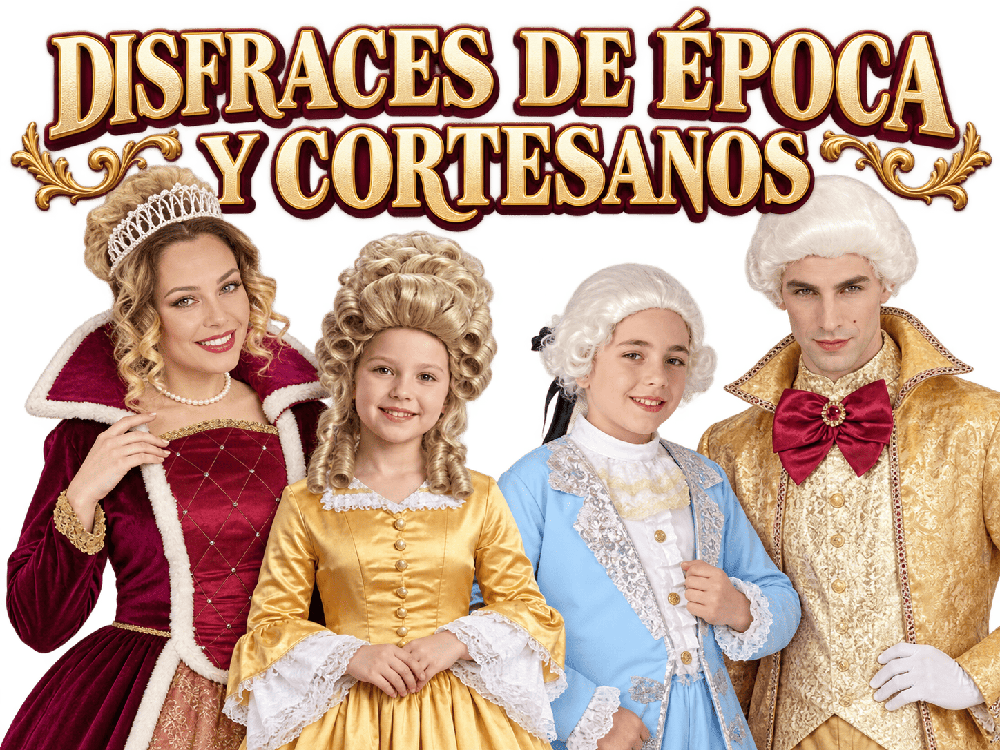 Disfraces de Época y Cortesanos