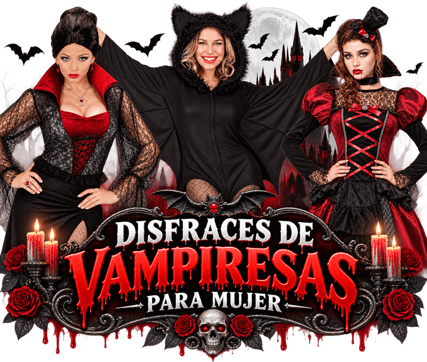 Disfraces de Vampiresas para Mujer