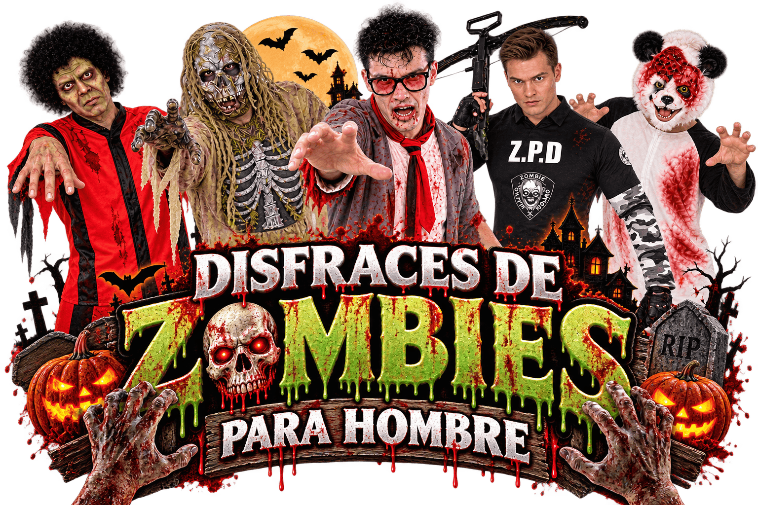 Disfraces de Zombies para Hombres