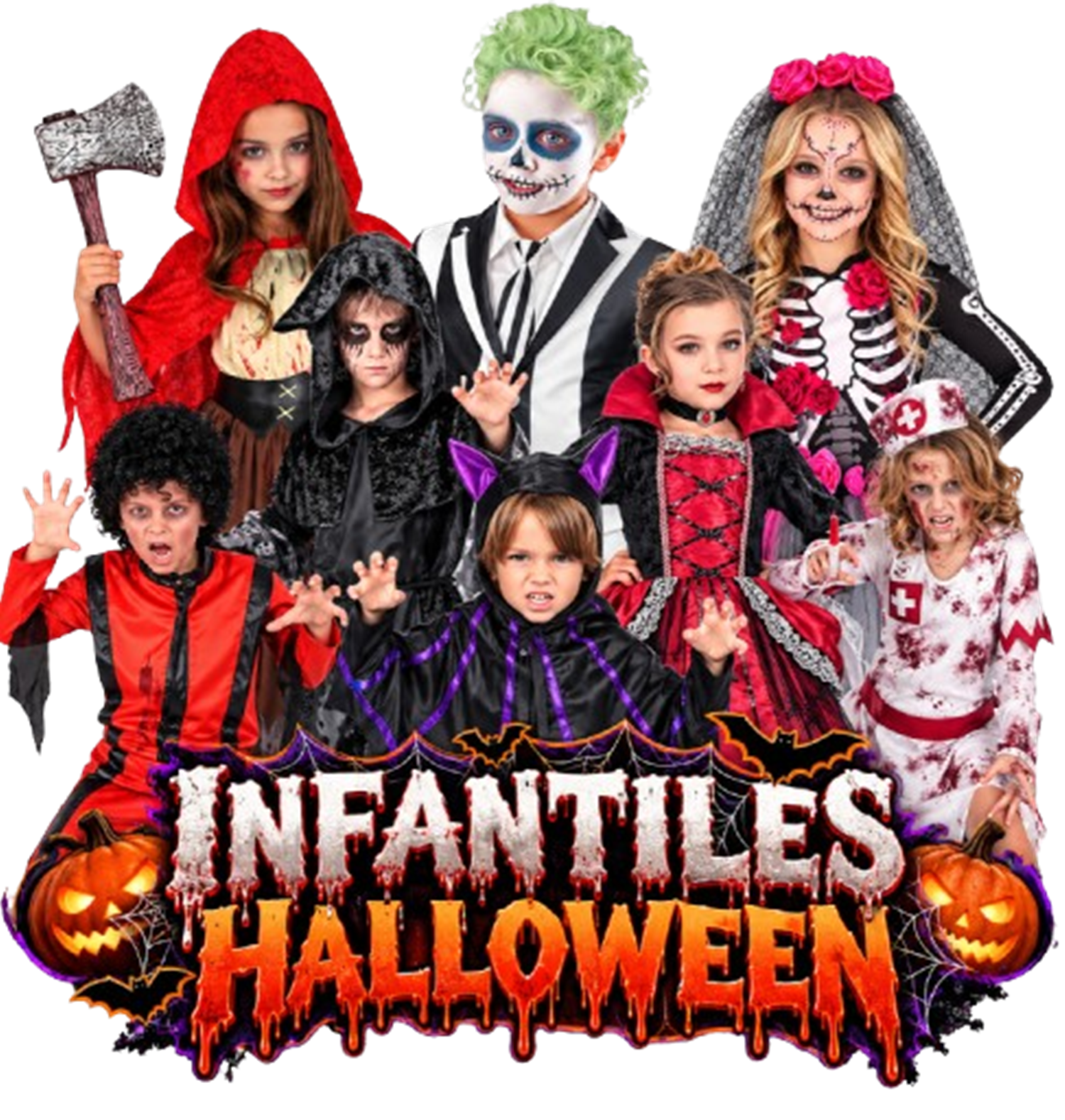 Disfraces infantiles para Fiesta de Halloween