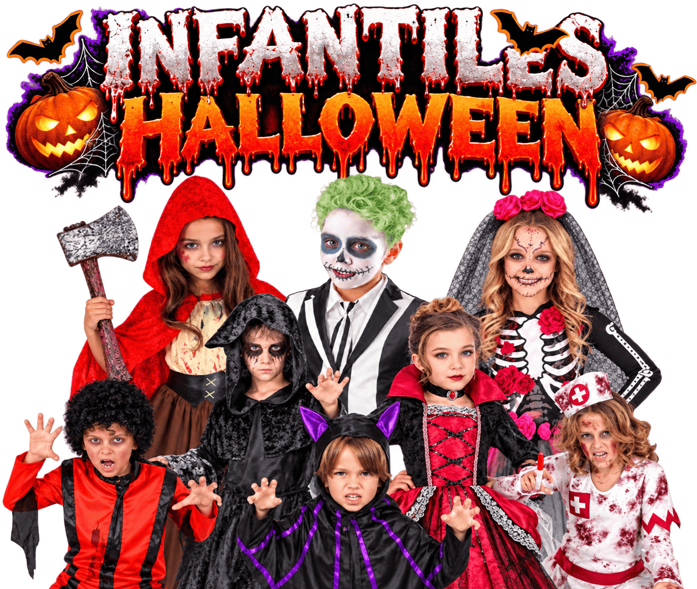 Disfraces infantiles para Halloween.