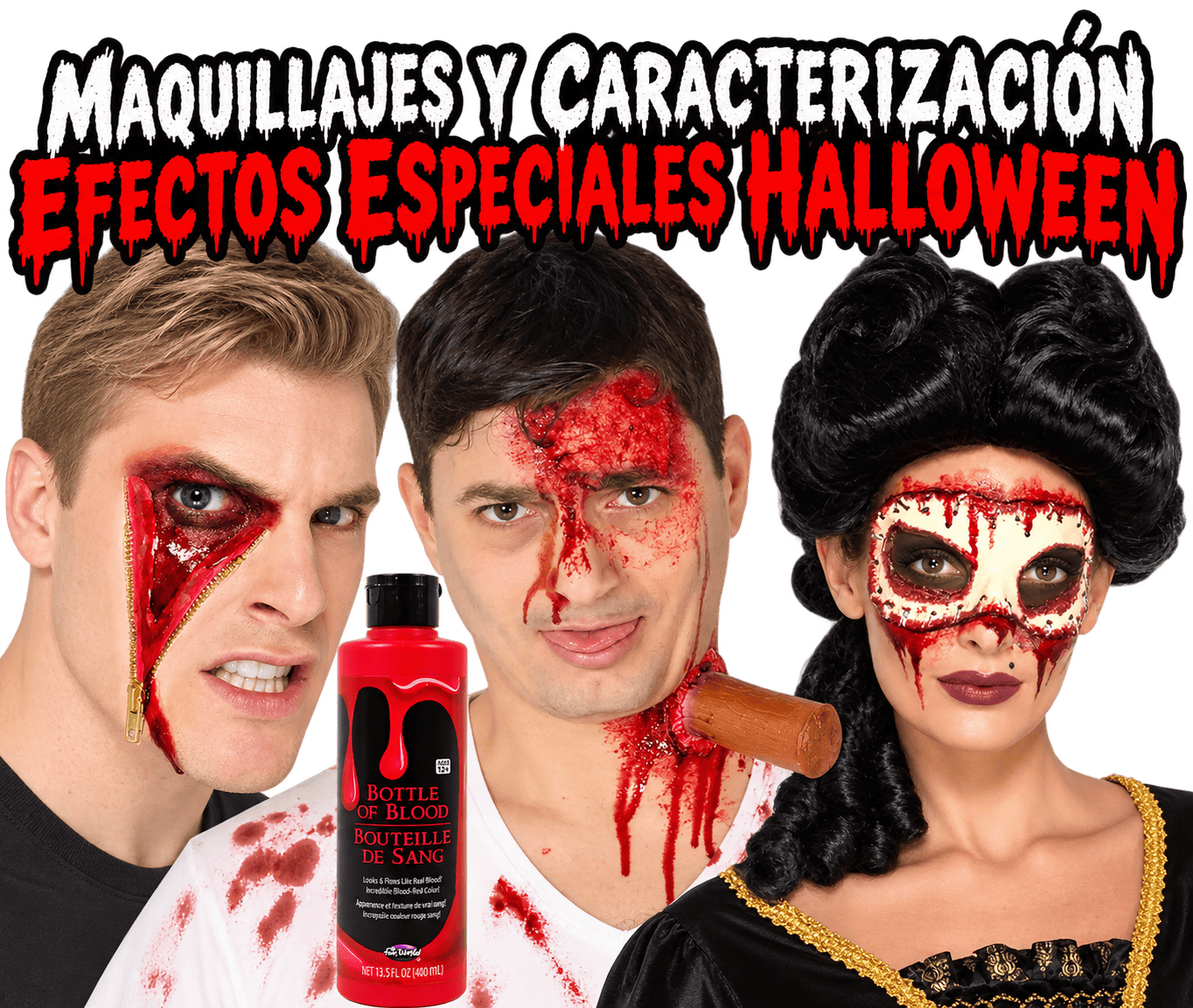 ✅Maquillajes,Caracterización  y Efectos Especiales Halloween