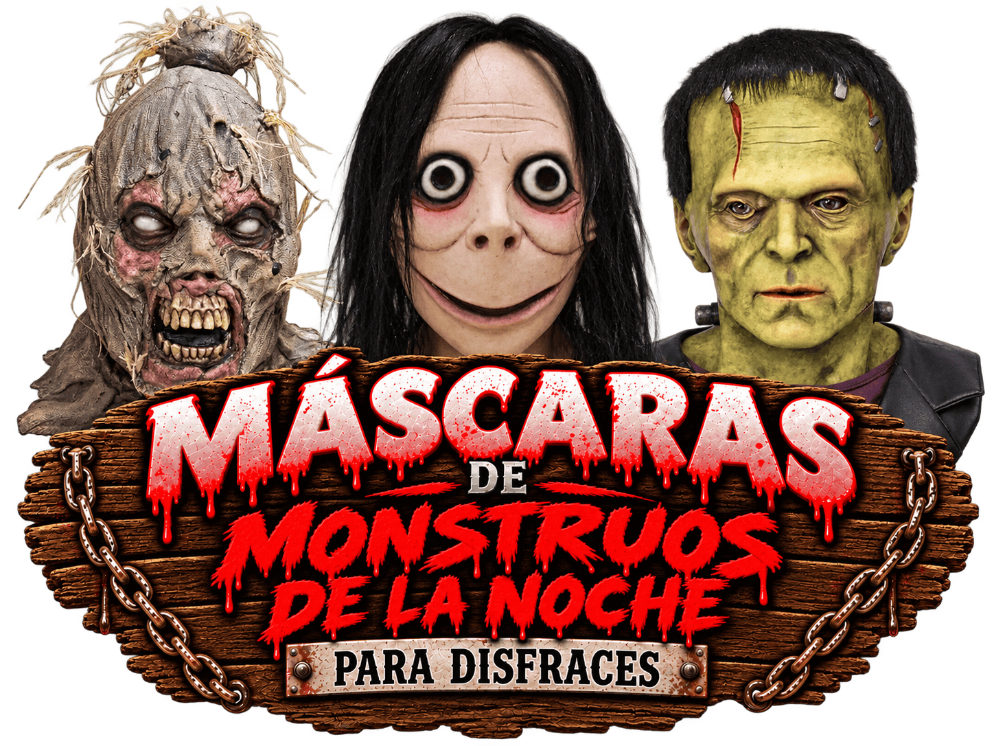 Máscaras de Monstruos de la Noche para Disfraces