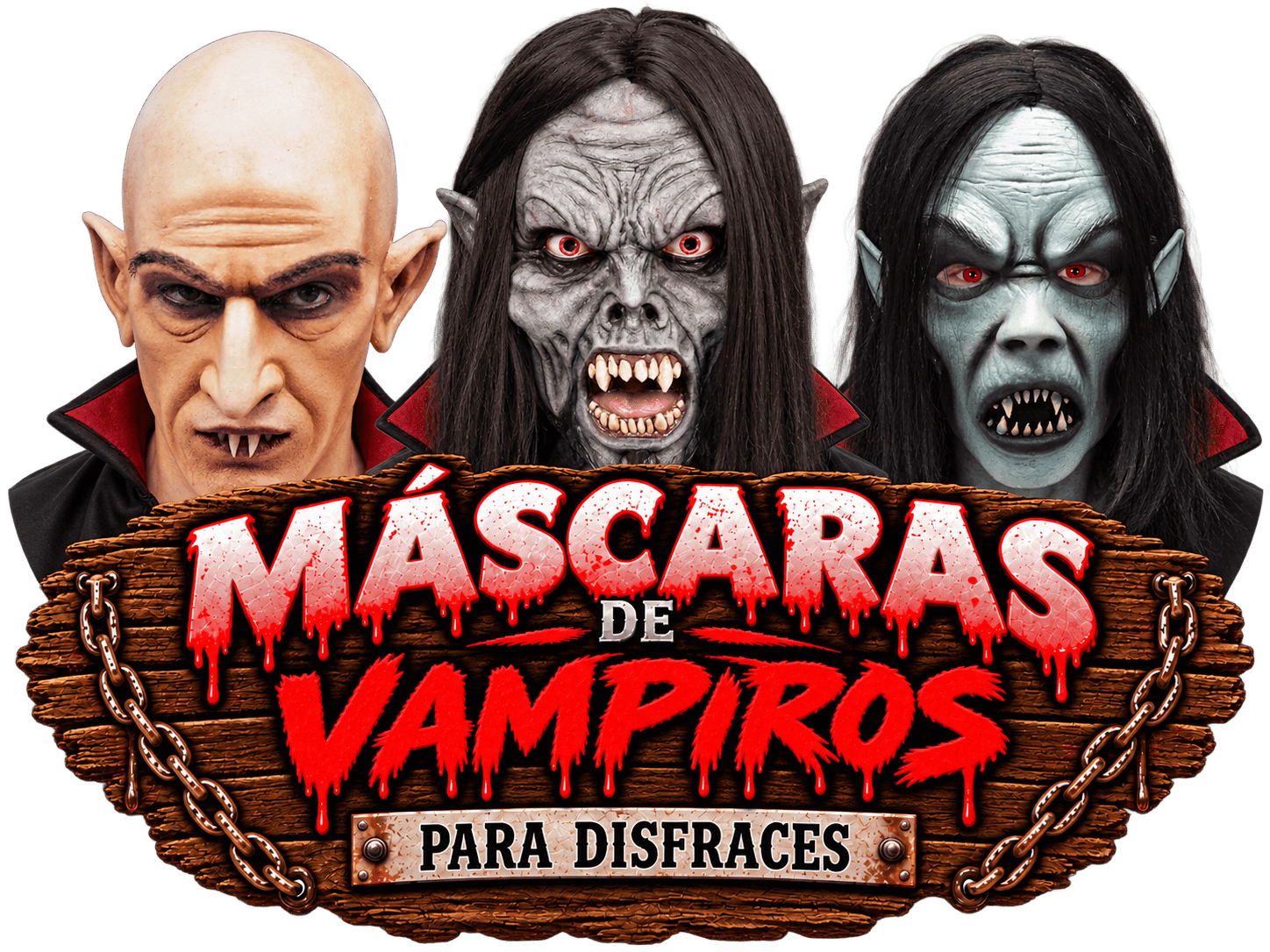 Máscaras de Vampiros para Disfraces