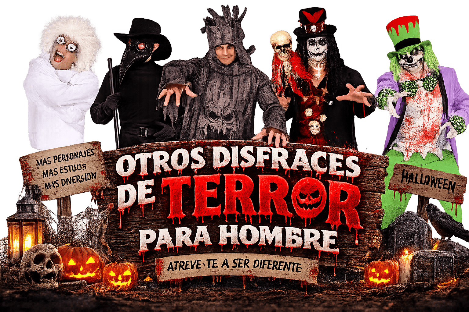 Otros Disfraces de Terror para Hombres