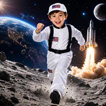 disfraces de Astronautas y Espaciales para Niños.