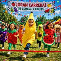 Disfraces de Comida y Frutas para Niños