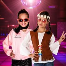 Disfraces de Decadas y Rock para Niña