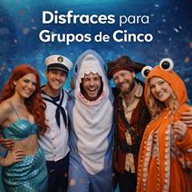 Disfraces para Grupos de Cinco Pack Ahorro