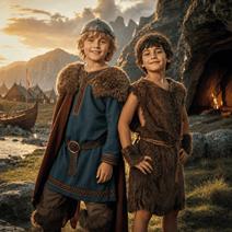 Disfraces Vikingos y Cavernícolas Niños