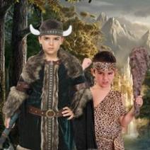 Disfraces Vikingos y Cavernícolas Niños