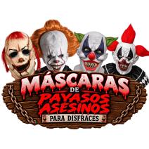 Máscaras de Payasos Asesinos para Disfraces