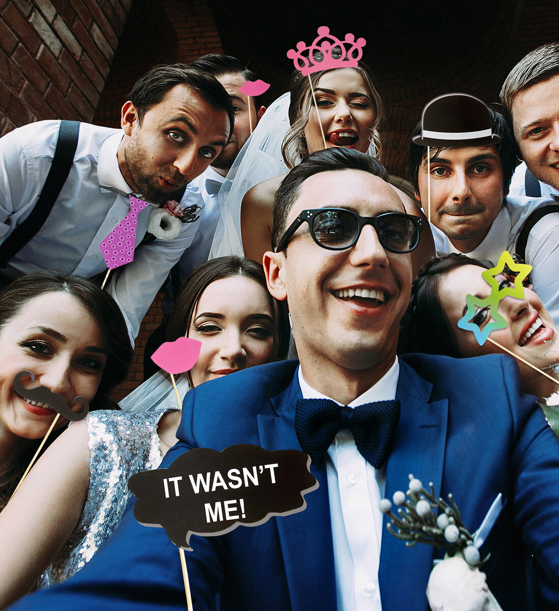 20 accesorios photocall boda años 20 Adornos para Fiestas y