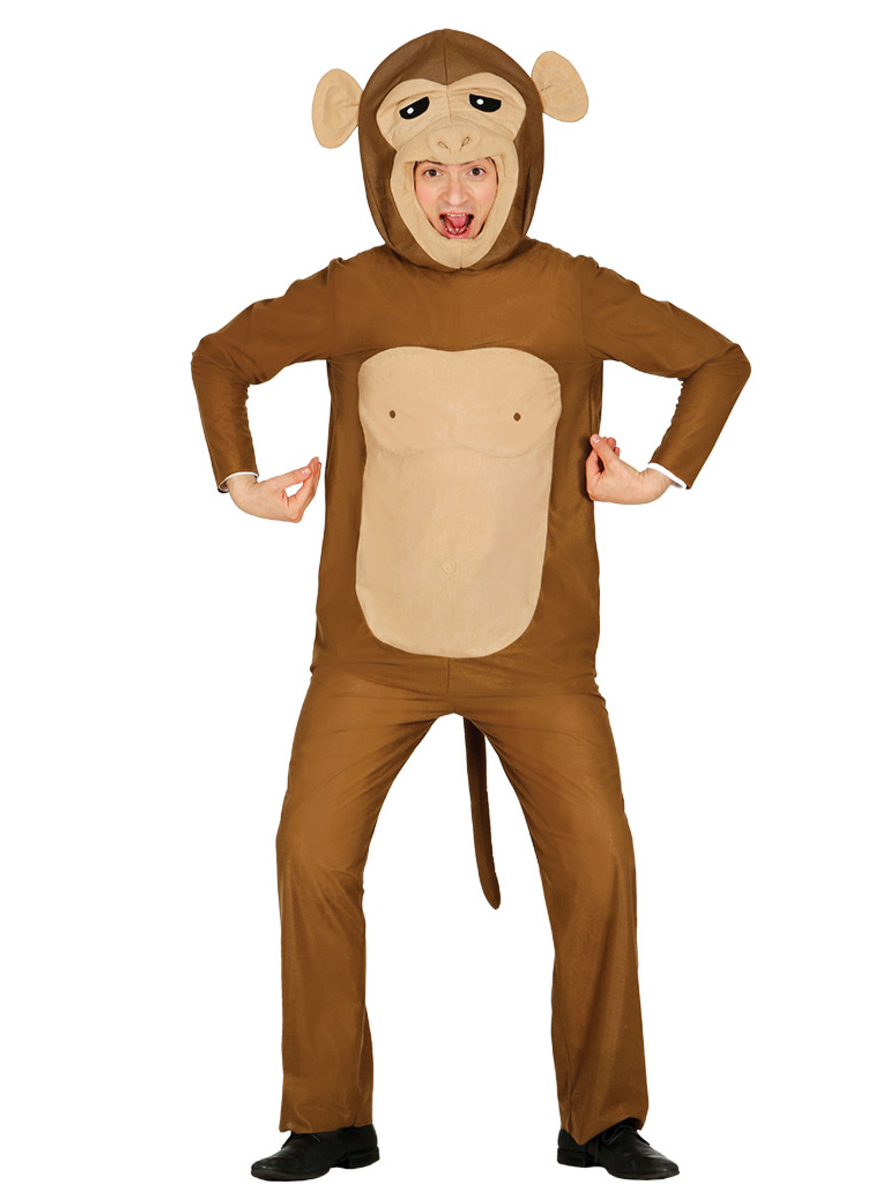 Disfraz de mono divertido para adulto > Disfraces Animales para Hombres >  Disfraces para Hombres > Disfraces Animales Salvajes Hombres > Disfraces  para Adultos