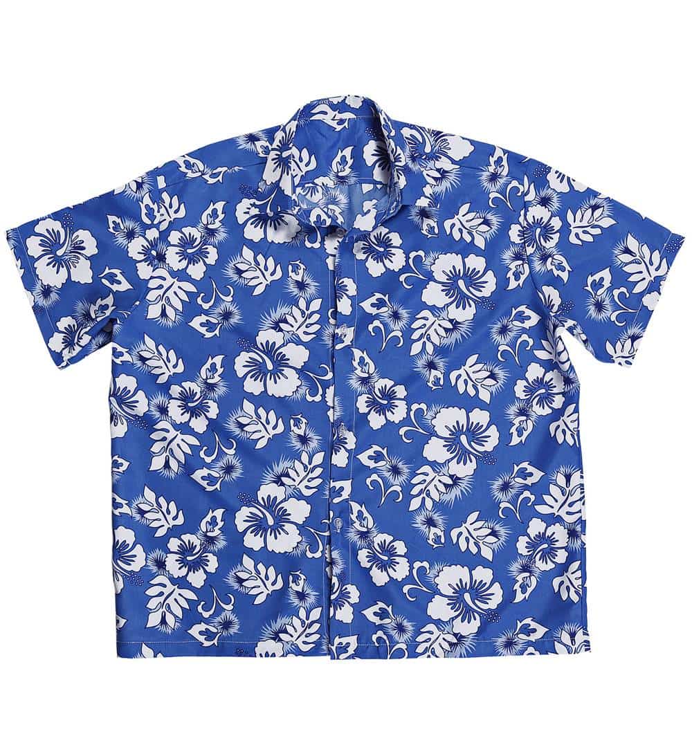 Camisa De Patos De Goma Azul Para Adulto – Talla L (52-54) – Ideal Para Fiestas Hawaianas Y Graduaciones – Fiestas Guirca