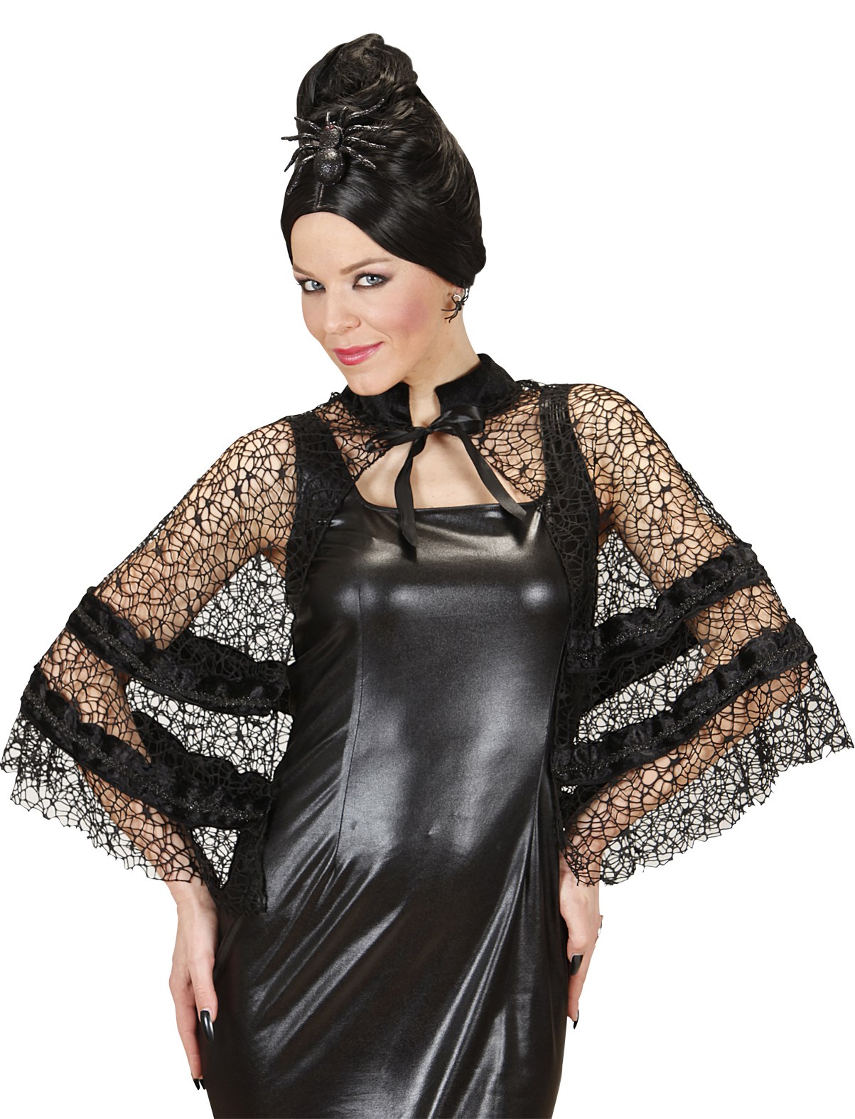martes Aislar egipcio Capa Disfraz de Viuda Negra para Mujer Halloween ?