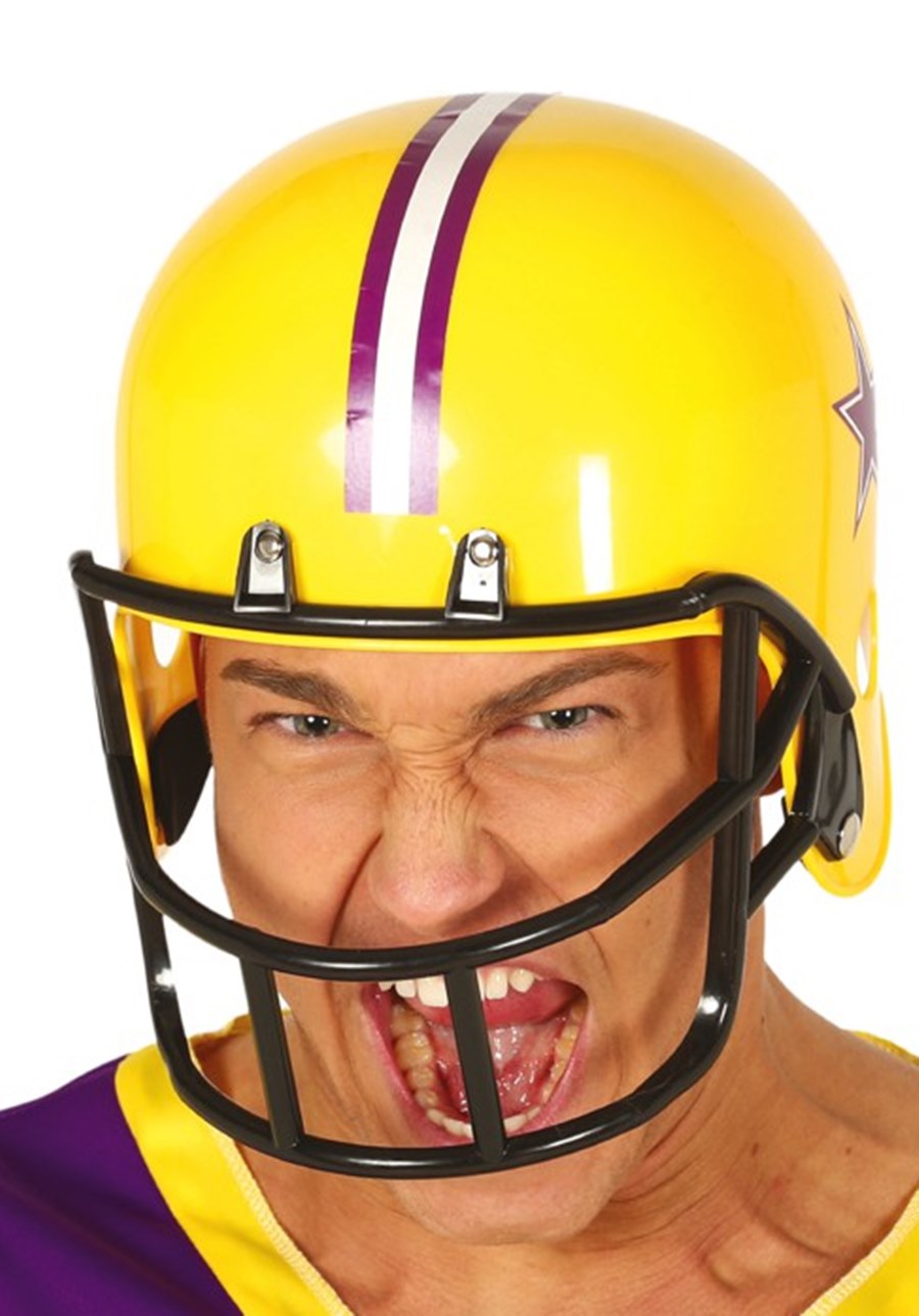 Comprar de rugby para disfraces amarillo > Complementos para Disfraces Accesorios para la cabeza Disfraces Cascos para Disfraces Tienda de disfraces en Madrid, disfracestuyyo.com