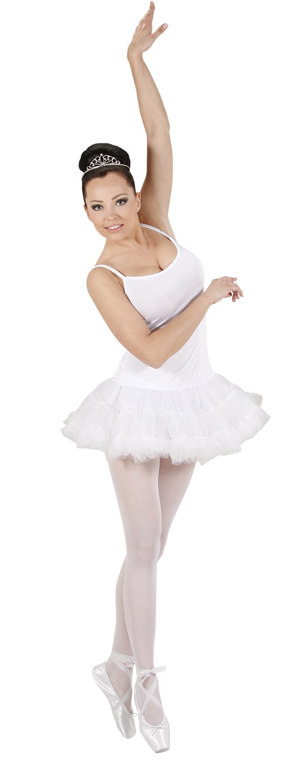 Comprar Disfraz Bailarina de Ballet blanco para > Disfraces para Mujer > Disfraces Colegialas y Deportes Mujer > Disfraces para Adultos | Tienda de disfraces en Madrid, disfracestuyyo.com