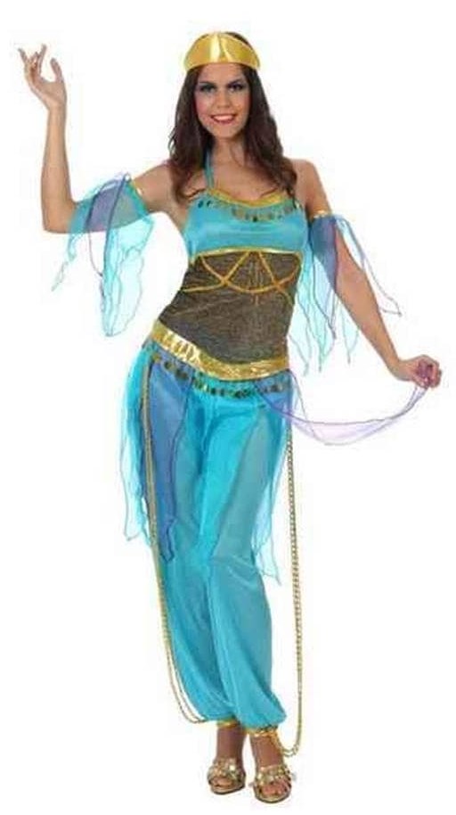Disfraz Bailarina Árabe Azul para adulta > Disfraces para Mujer
