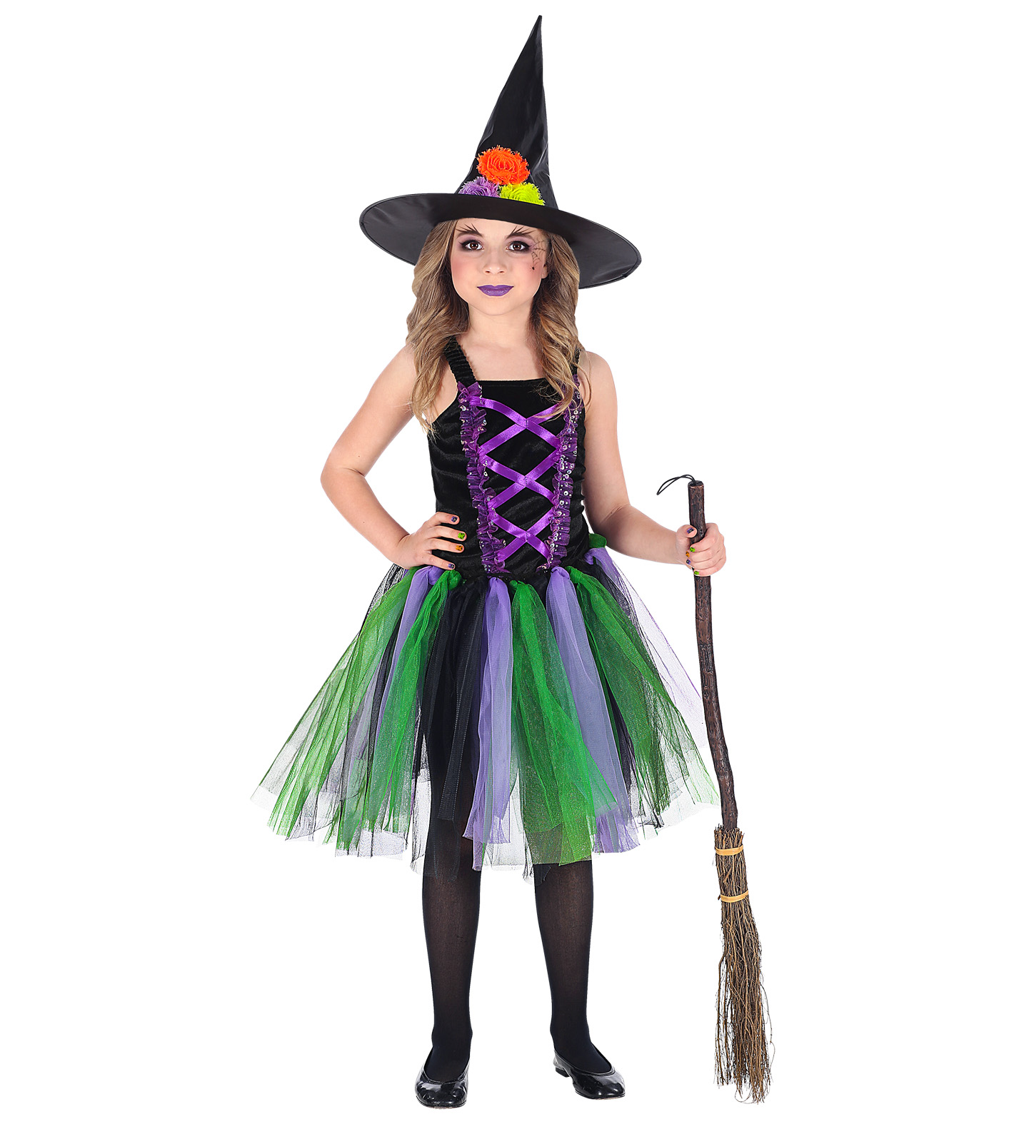 Escoba De Bruja Juguete Para Niñas – Accesorio De Disfraz De Halloween, De 80 Cm, Ligera Y Con Bordes Suaves, Ideal Para Fiestas Y Cosplay