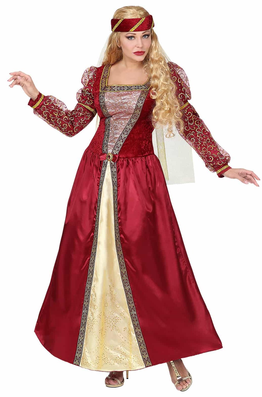 Disfraz de Princesa Medieval elegante para mujer