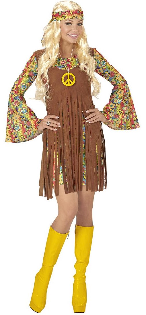 Disfraz de hippy on sale mujer