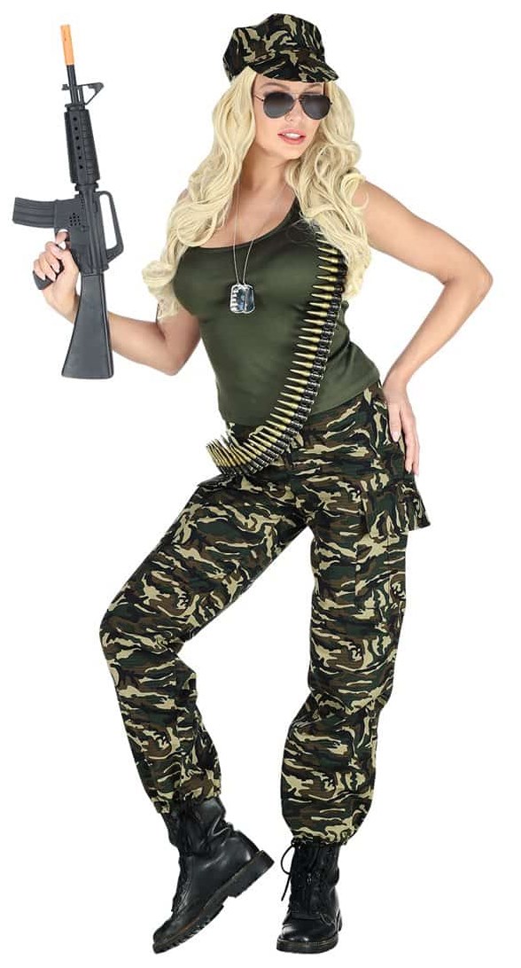 Comprar Disfraz de Militar Vestido Mujer - Disfraces Militares Adultos