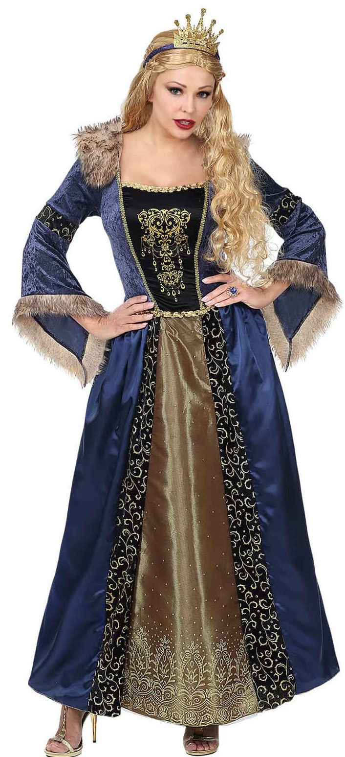 Disfraz vestido princesa medieval mujer