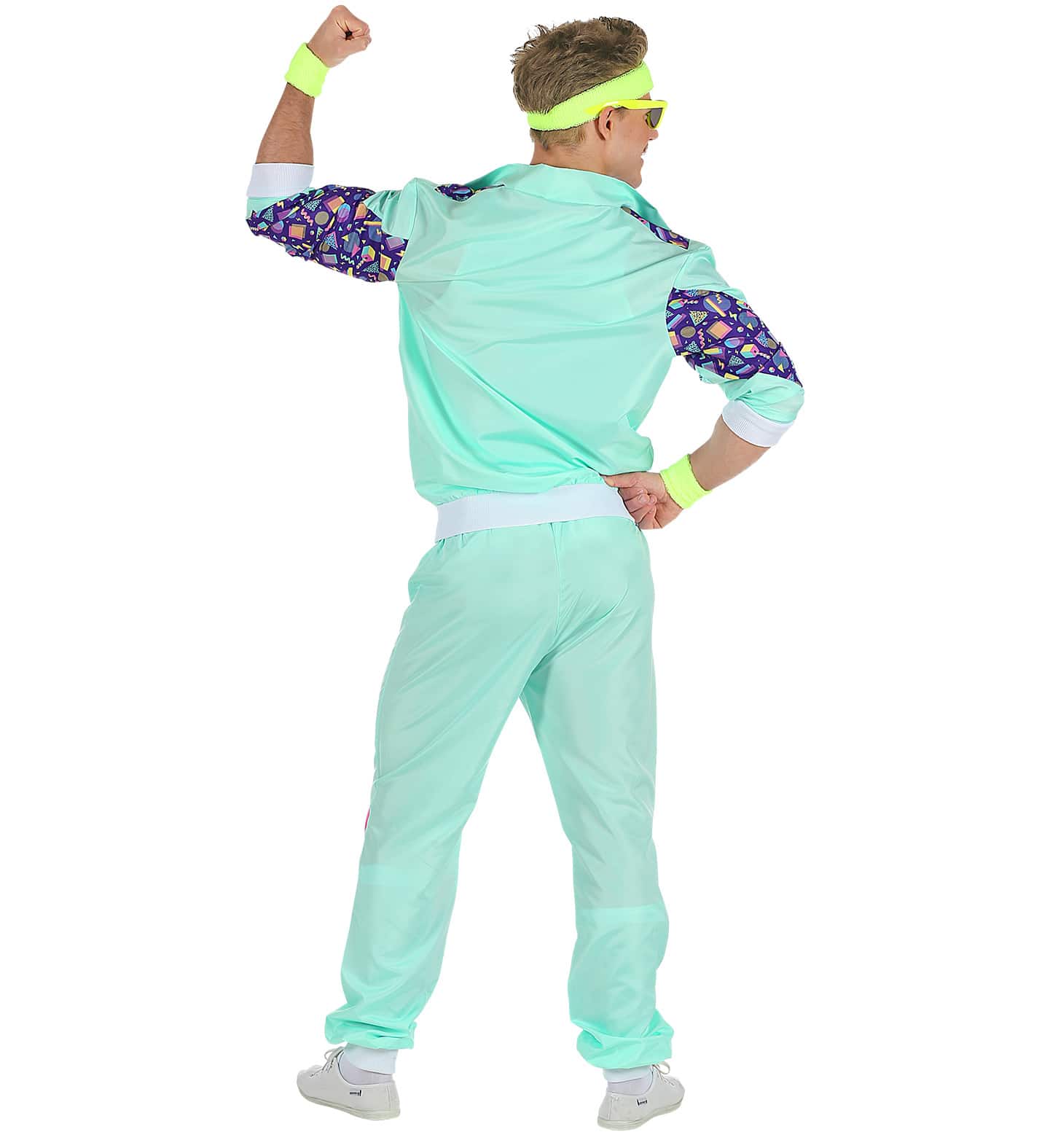Disfraz chandal azul años 80 niña: Disfraces niños,y disfraces