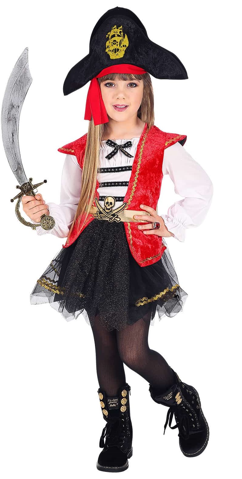 Comprar Disfraz de Capitana Pirata > Disfraces para Niñas Disfraces Históricos Niñas > Disfraces Piratas Niñas > Disfraces infantiles | Tienda de disfraces Madrid, disfracestuyyo.com