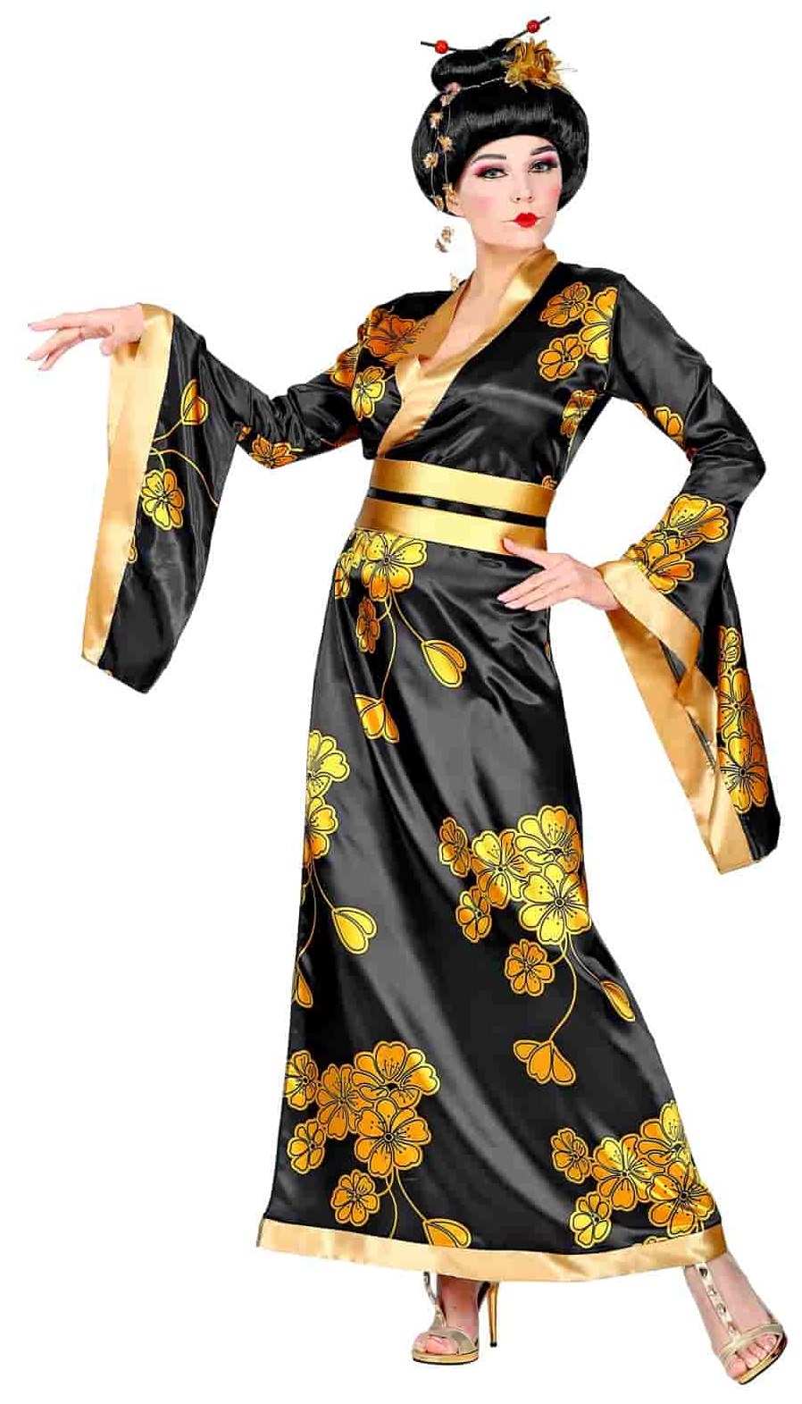  Disfraz de geisha para adultos, disfraz de kimono