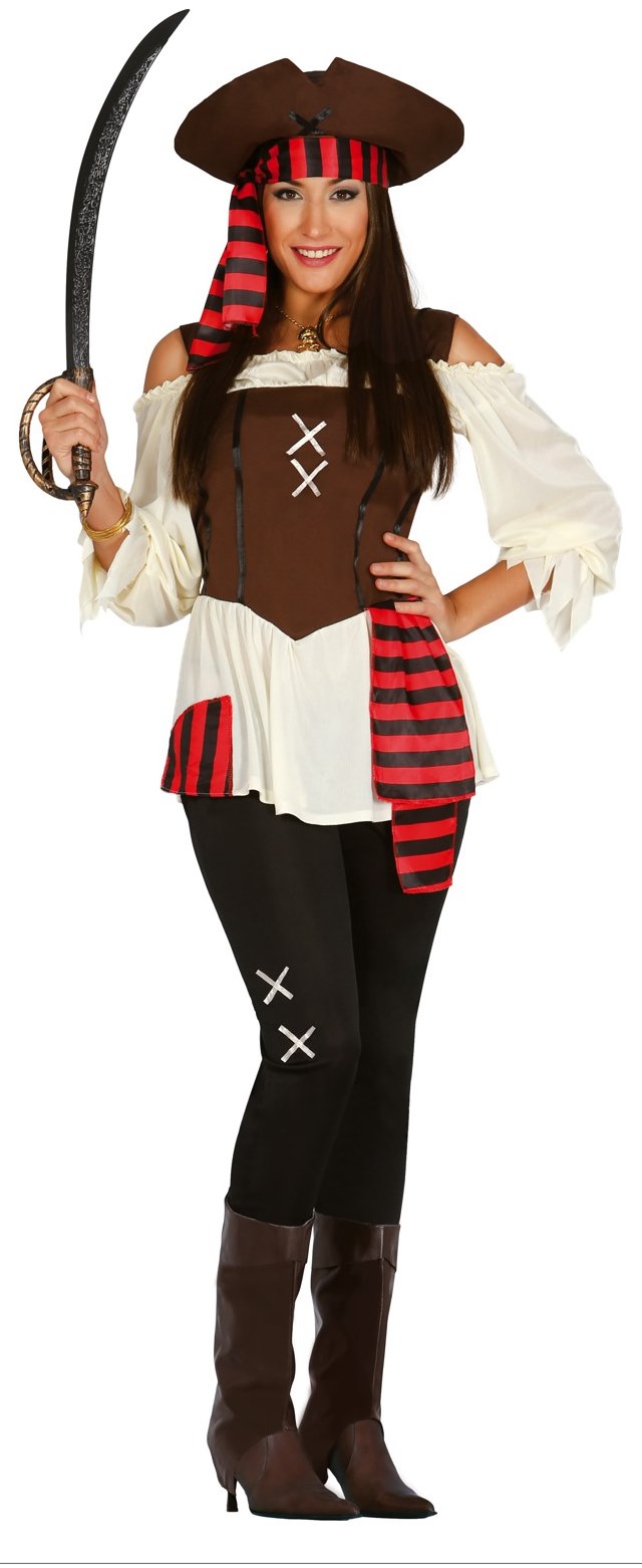 Disfraz Mujer Pirata Jack > Disfraces para Mujer > Disfraces de Piratas  para adulta > Disfraces Históricos Mujer > Disfraces para Adultos
