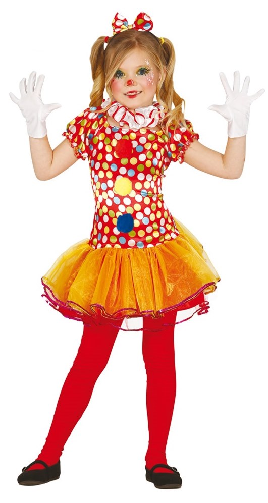 Comprar Disfraz Payasita Circo niña. > Disfraces para Niñas > Disfraces y Payasos Niñas > Disfraces infantiles | Tienda de disfraces en Madrid, disfracestuyyo.com