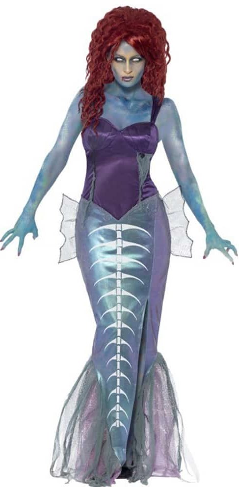 Disfraz Sirena Zombie para mujer