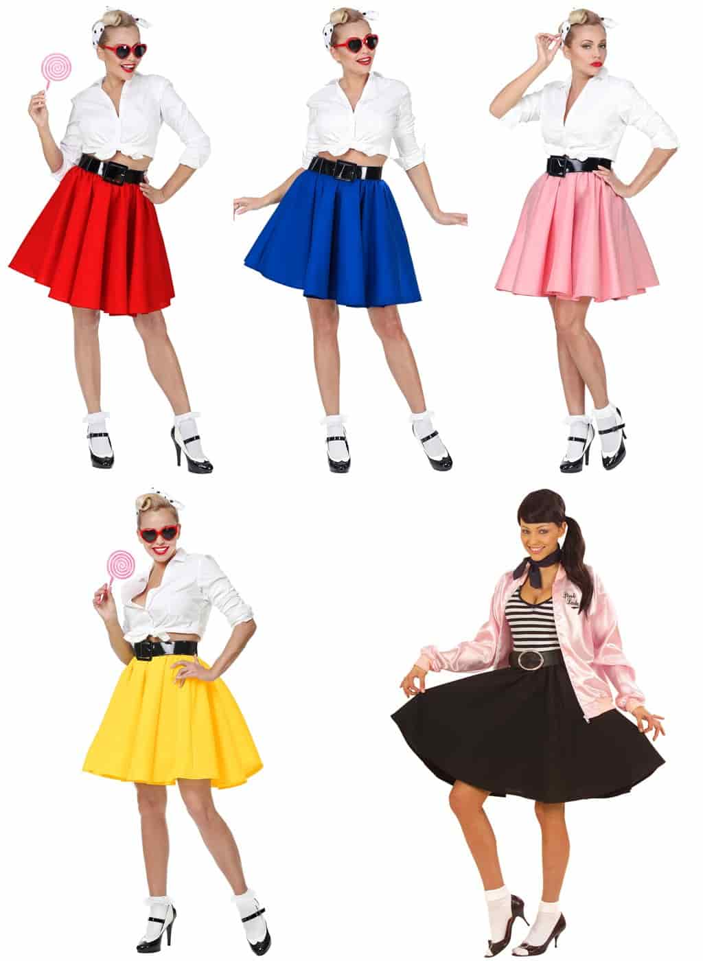 Faldas los años 50 para adulta